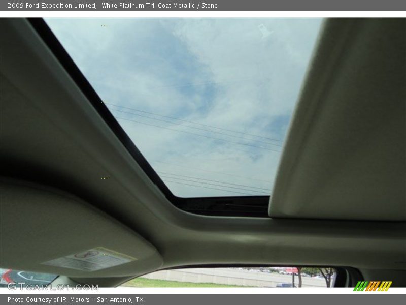 White Platinum Tri-Coat Metallic / Stone 2009 Ford Expedition Limited