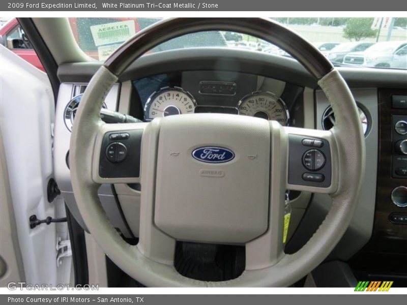 White Platinum Tri-Coat Metallic / Stone 2009 Ford Expedition Limited