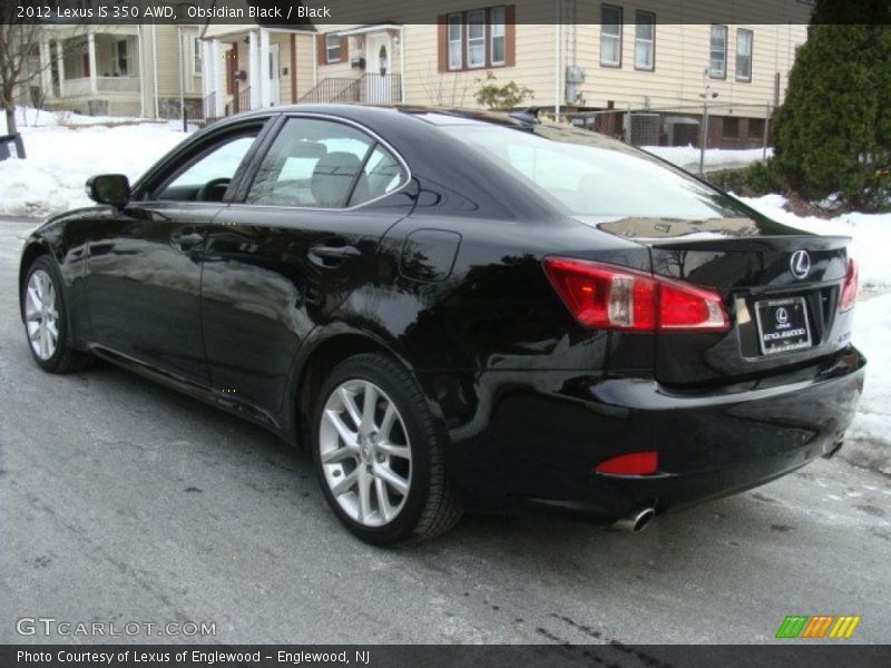 Obsidian Black / Black 2012 Lexus IS 350 AWD