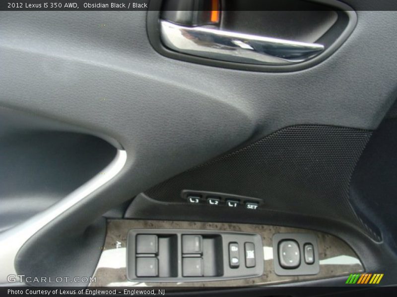 Obsidian Black / Black 2012 Lexus IS 350 AWD