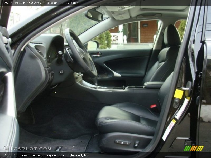 Obsidian Black / Black 2012 Lexus IS 350 AWD