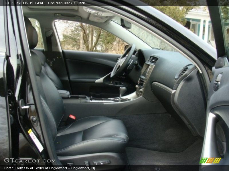 Obsidian Black / Black 2012 Lexus IS 350 AWD