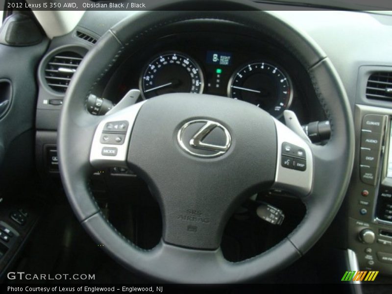 Obsidian Black / Black 2012 Lexus IS 350 AWD