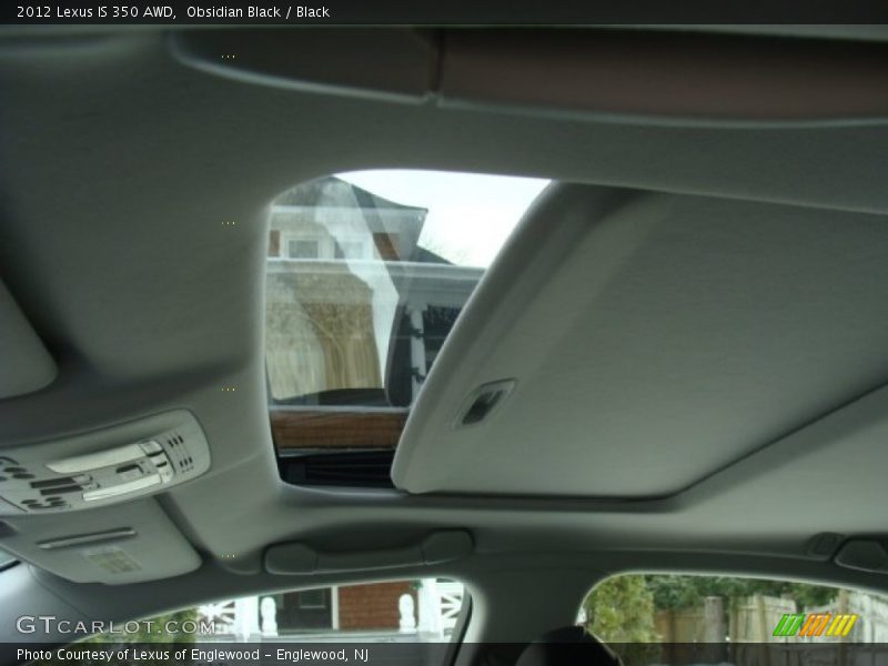 Obsidian Black / Black 2012 Lexus IS 350 AWD