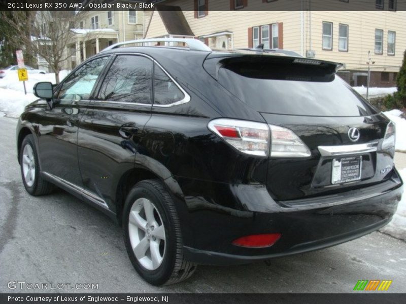 Obsidian Black / Black 2011 Lexus RX 350 AWD