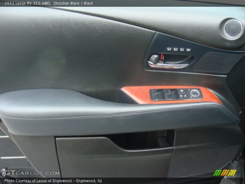 Obsidian Black / Black 2011 Lexus RX 350 AWD