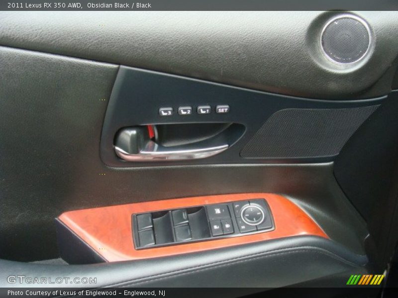 Obsidian Black / Black 2011 Lexus RX 350 AWD