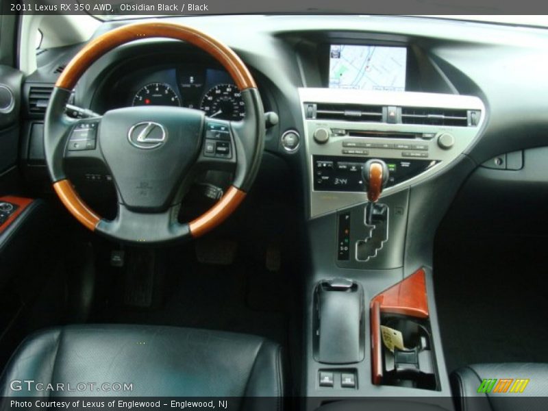 Obsidian Black / Black 2011 Lexus RX 350 AWD