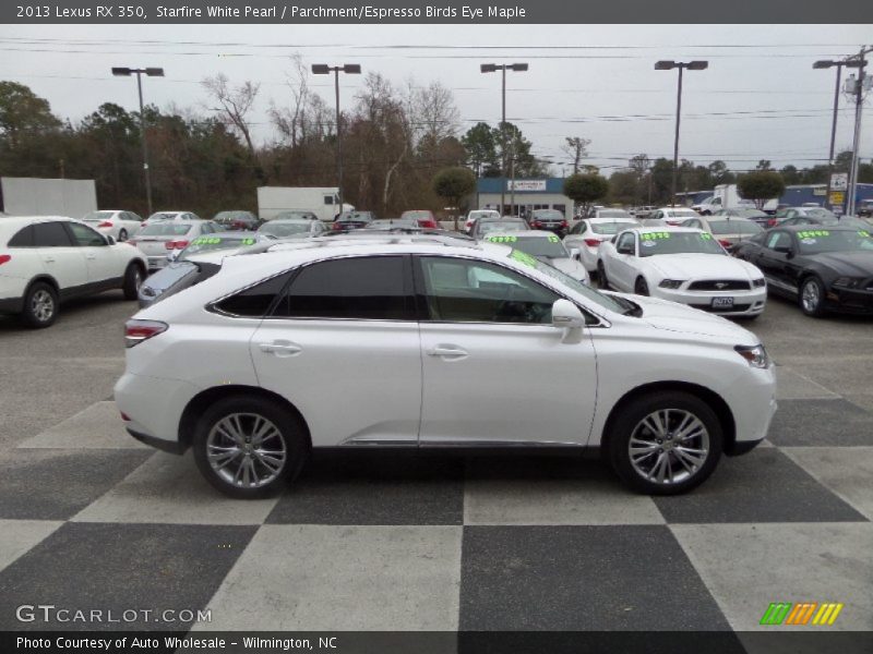 Starfire White Pearl / Parchment/Espresso Birds Eye Maple 2013 Lexus RX 350