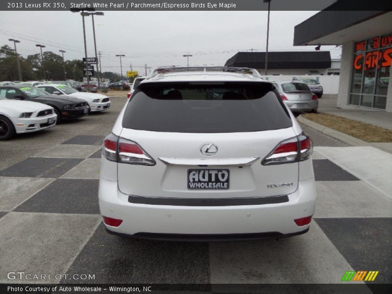Starfire White Pearl / Parchment/Espresso Birds Eye Maple 2013 Lexus RX 350