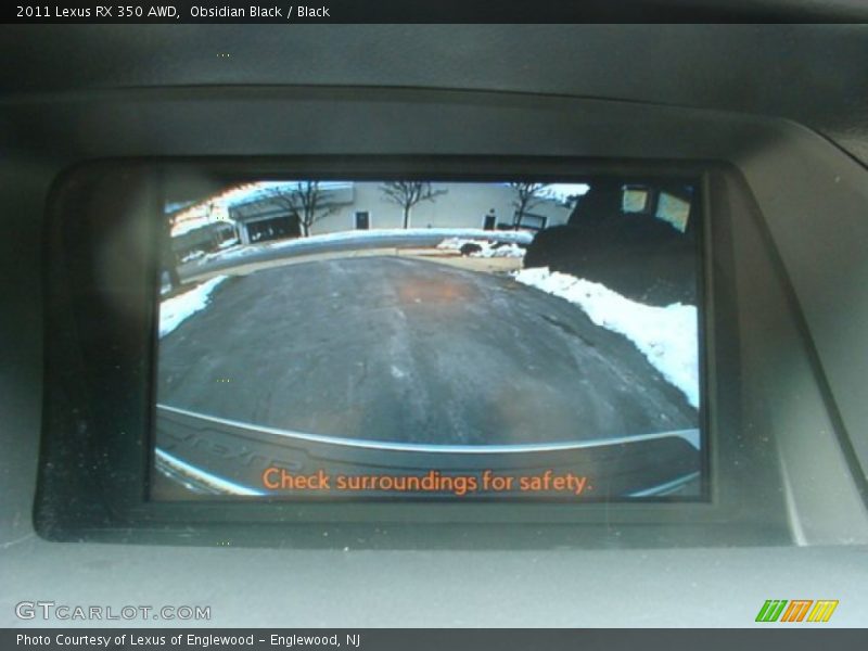 Obsidian Black / Black 2011 Lexus RX 350 AWD