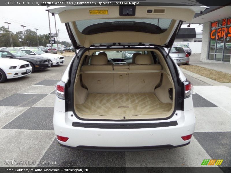 Starfire White Pearl / Parchment/Espresso Birds Eye Maple 2013 Lexus RX 350