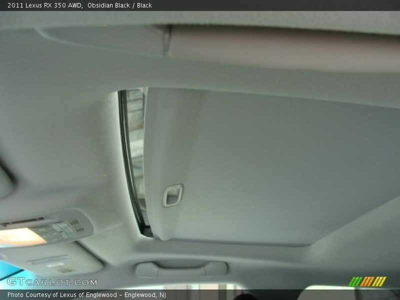 Obsidian Black / Black 2011 Lexus RX 350 AWD