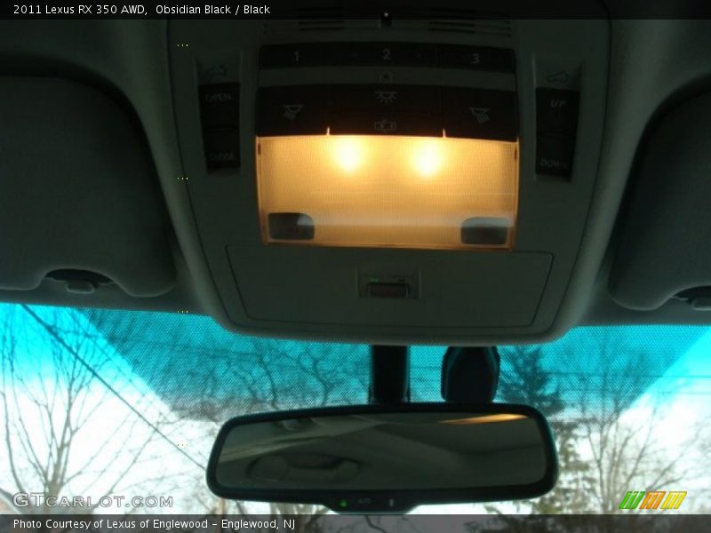 Obsidian Black / Black 2011 Lexus RX 350 AWD