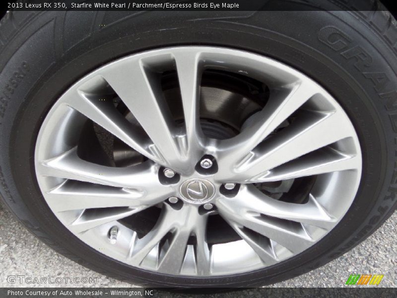 Starfire White Pearl / Parchment/Espresso Birds Eye Maple 2013 Lexus RX 350