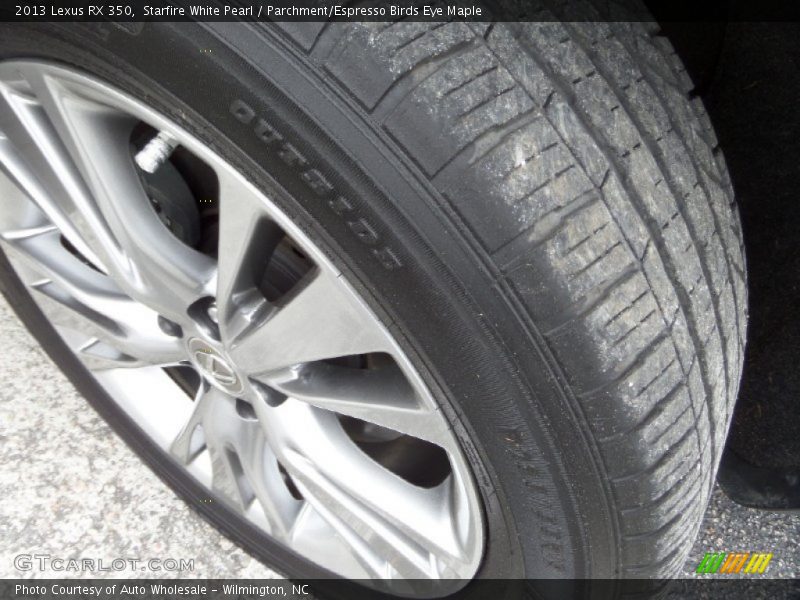 Starfire White Pearl / Parchment/Espresso Birds Eye Maple 2013 Lexus RX 350