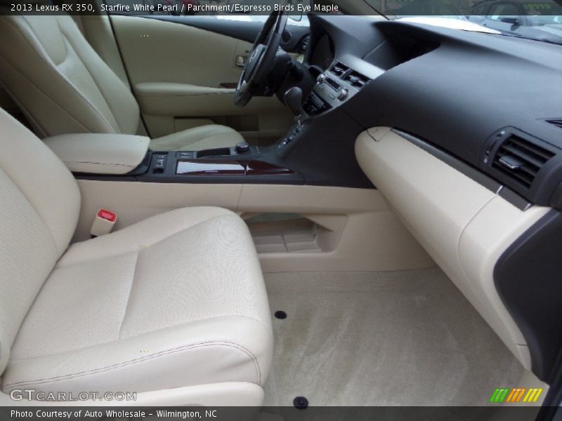 Starfire White Pearl / Parchment/Espresso Birds Eye Maple 2013 Lexus RX 350