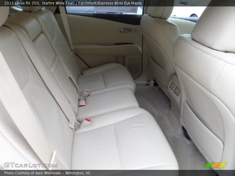 Starfire White Pearl / Parchment/Espresso Birds Eye Maple 2013 Lexus RX 350