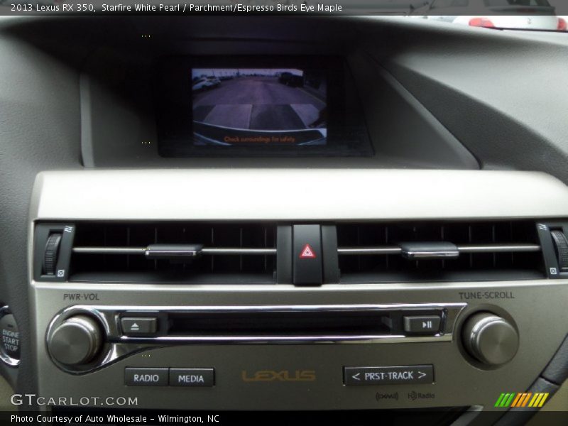 Starfire White Pearl / Parchment/Espresso Birds Eye Maple 2013 Lexus RX 350