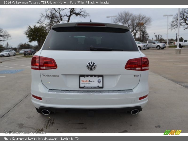 Pure White / Black Anthracite 2014 Volkswagen Touareg TDI R-Line 4Motion