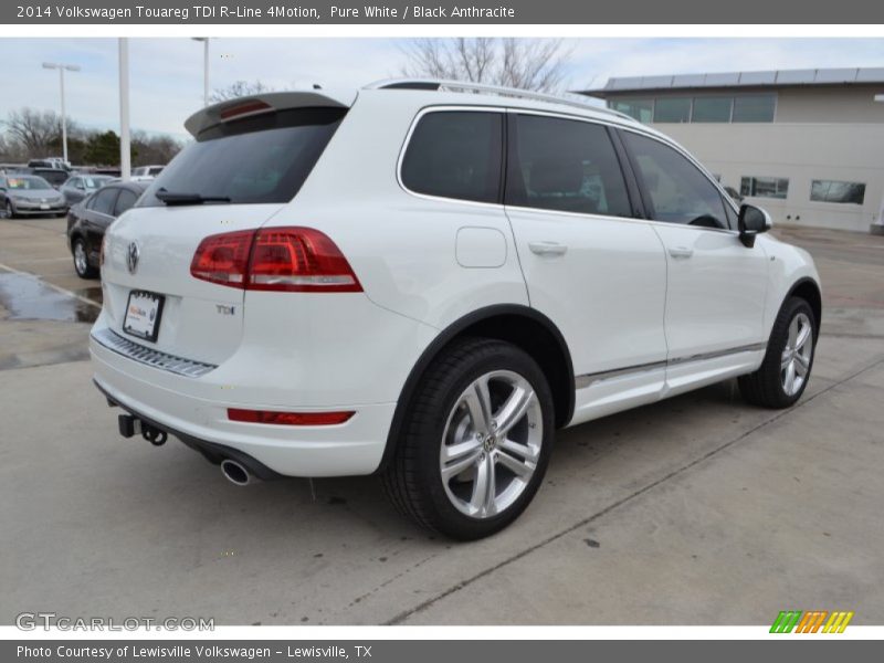 Pure White / Black Anthracite 2014 Volkswagen Touareg TDI R-Line 4Motion