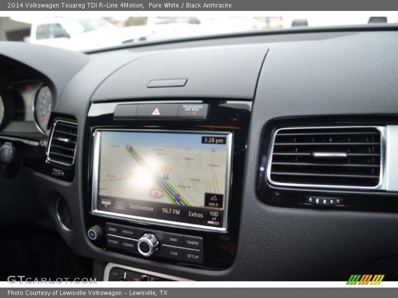 Pure White / Black Anthracite 2014 Volkswagen Touareg TDI R-Line 4Motion