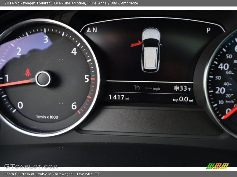 Pure White / Black Anthracite 2014 Volkswagen Touareg TDI R-Line 4Motion