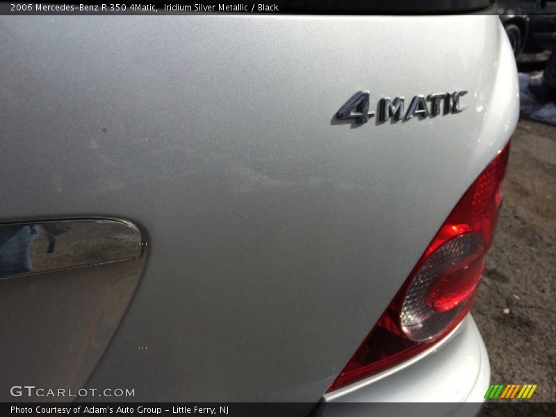 Iridium Silver Metallic / Black 2006 Mercedes-Benz R 350 4Matic