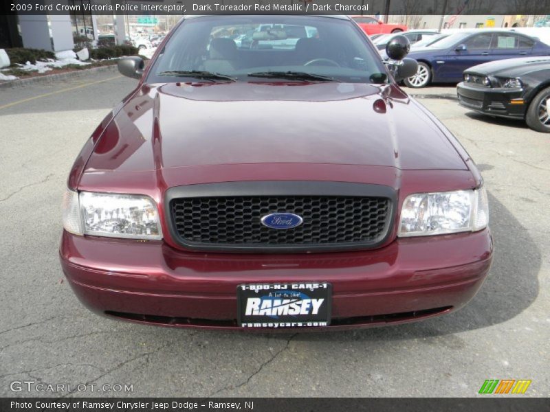 Dark Toreador Red Metallic / Dark Charcoal 2009 Ford Crown Victoria Police Interceptor