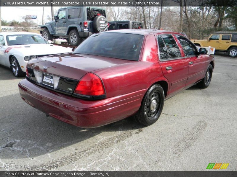 Dark Toreador Red Metallic / Dark Charcoal 2009 Ford Crown Victoria Police Interceptor