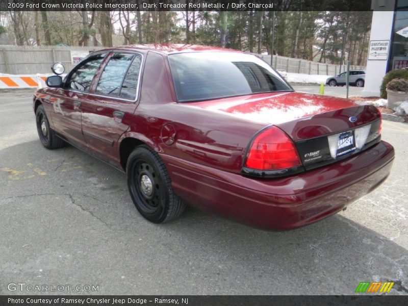 Dark Toreador Red Metallic / Dark Charcoal 2009 Ford Crown Victoria Police Interceptor
