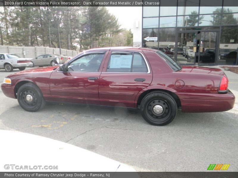 Dark Toreador Red Metallic / Dark Charcoal 2009 Ford Crown Victoria Police Interceptor