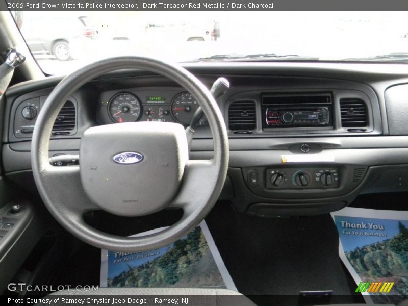 Dark Toreador Red Metallic / Dark Charcoal 2009 Ford Crown Victoria Police Interceptor