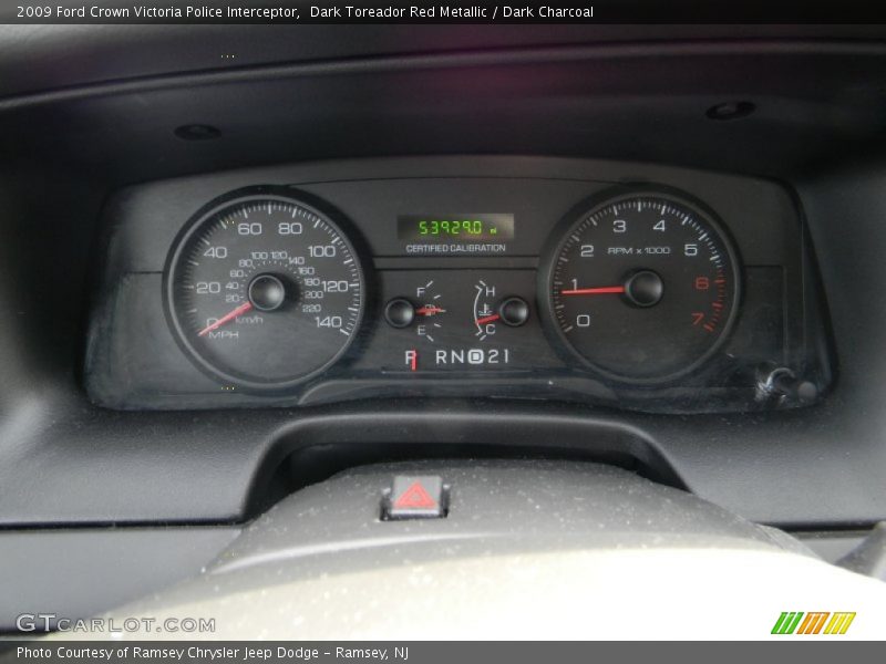  2009 Crown Victoria Police Interceptor Police Interceptor Gauges
