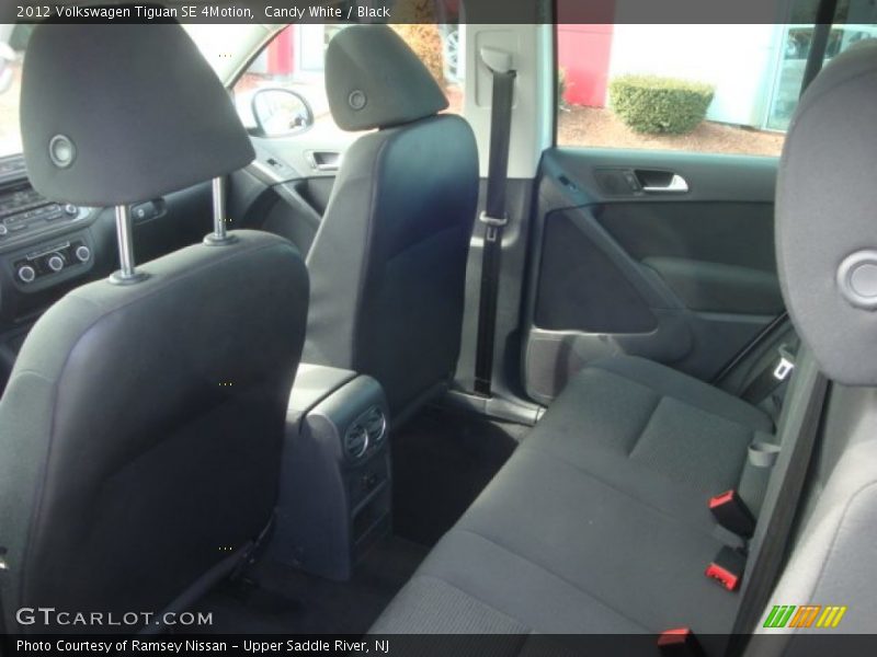 Candy White / Black 2012 Volkswagen Tiguan SE 4Motion