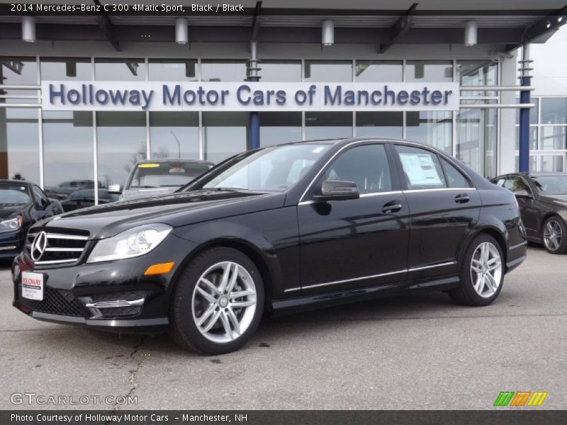 Black / Black 2014 Mercedes-Benz C 300 4Matic Sport