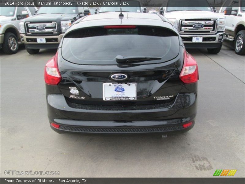 Tuxedo Black / Charcoal Black 2014 Ford Focus Titanium Hatchback
