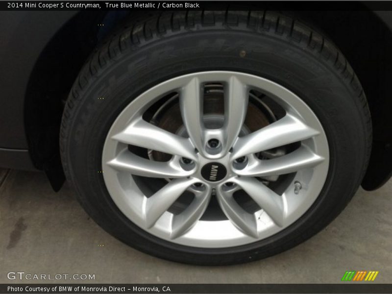 True Blue Metallic / Carbon Black 2014 Mini Cooper S Countryman