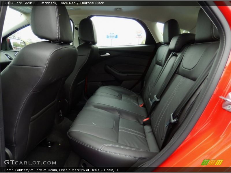 Rear Seat of 2014 Focus SE Hatchback
