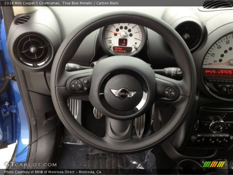 True Blue Metallic / Carbon Black 2014 Mini Cooper S Countryman