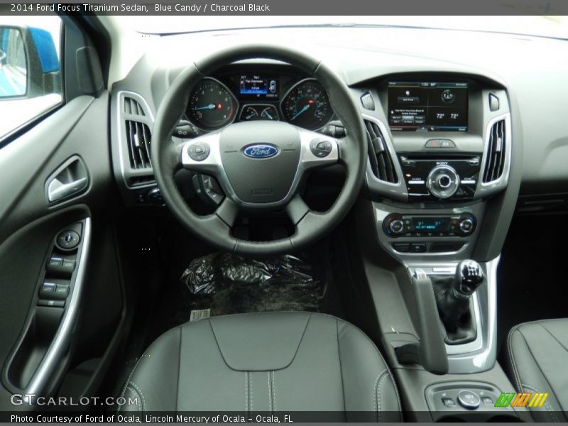 Dashboard of 2014 Focus Titanium Sedan