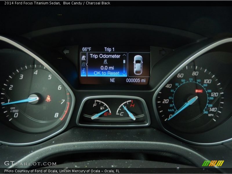  2014 Focus Titanium Sedan Titanium Sedan Gauges