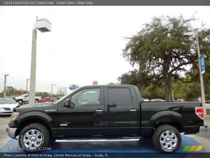  2014 F150 XLT SuperCrew Green Gem