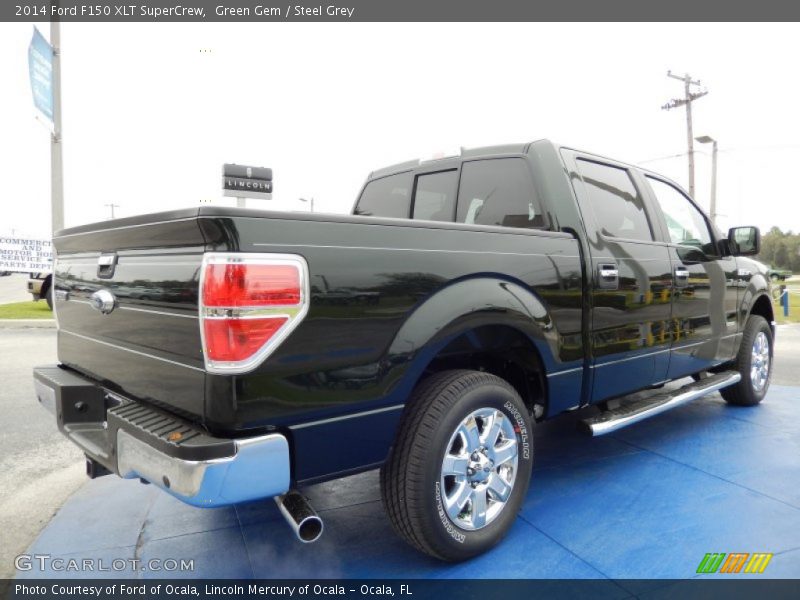 Green Gem / Steel Grey 2014 Ford F150 XLT SuperCrew