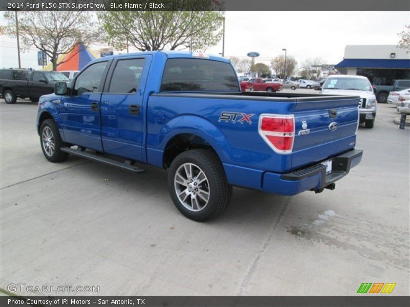 Blue Flame / Black 2014 Ford F150 STX SuperCrew