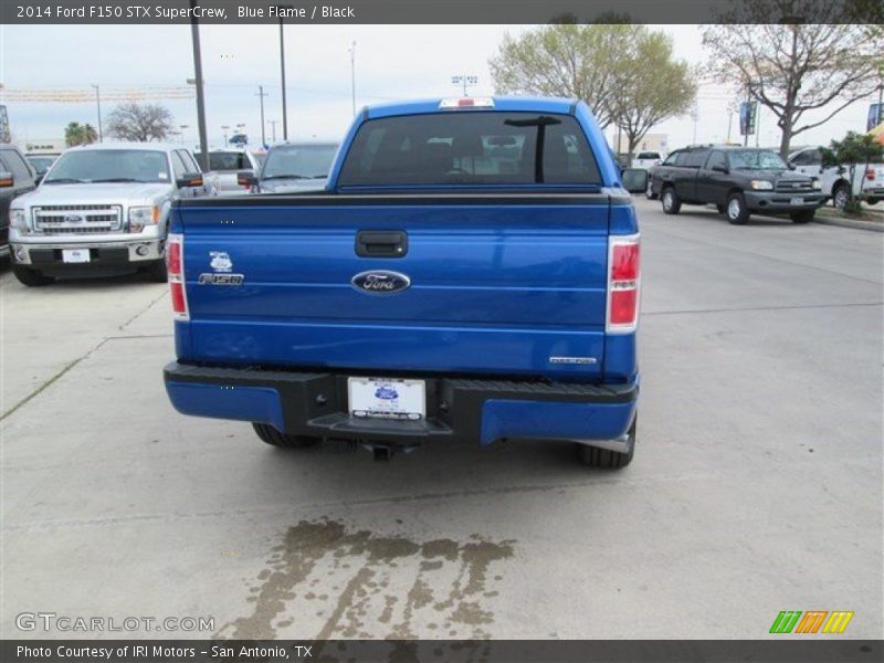 Blue Flame / Black 2014 Ford F150 STX SuperCrew