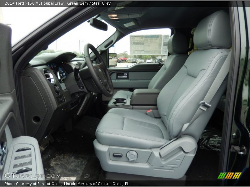  2014 F150 XLT SuperCrew Steel Grey Interior