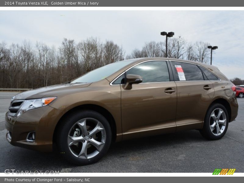 Golden Umber Mica / Ivory 2014 Toyota Venza XLE