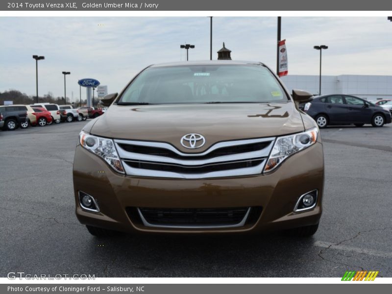Golden Umber Mica / Ivory 2014 Toyota Venza XLE