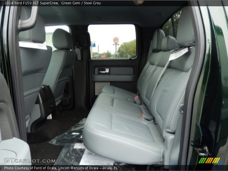Rear Seat of 2014 F150 XLT SuperCrew
